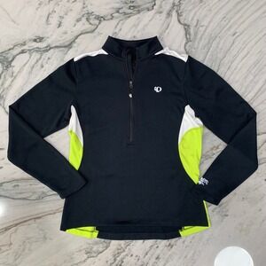 Pearl Izumi SELECT Cycling Top Women's Medium‎ 1/2 Zip Athletic Black